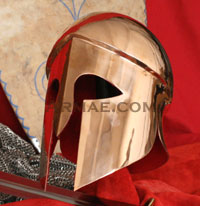 Casque corinthien en bronze