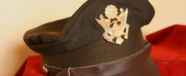 WWII US officer cap